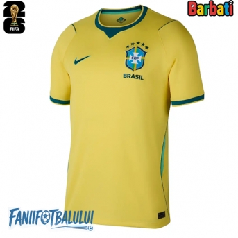 Brazilia Tricou Fotbal Replică Mondial 2026 Barbati Acasa